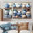 Toile naturelle avec cadre flottant