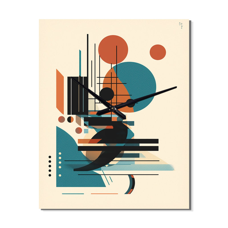 Minimaliste symphonie V - horloges murales minimalisme, Petit