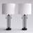 26.5" Industrial Iron Table Lamp Dual Pull Chain USB Type-C Ports for Bedroom Living Room-337797967
