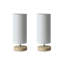 Lampe de table en bois massif Yurith