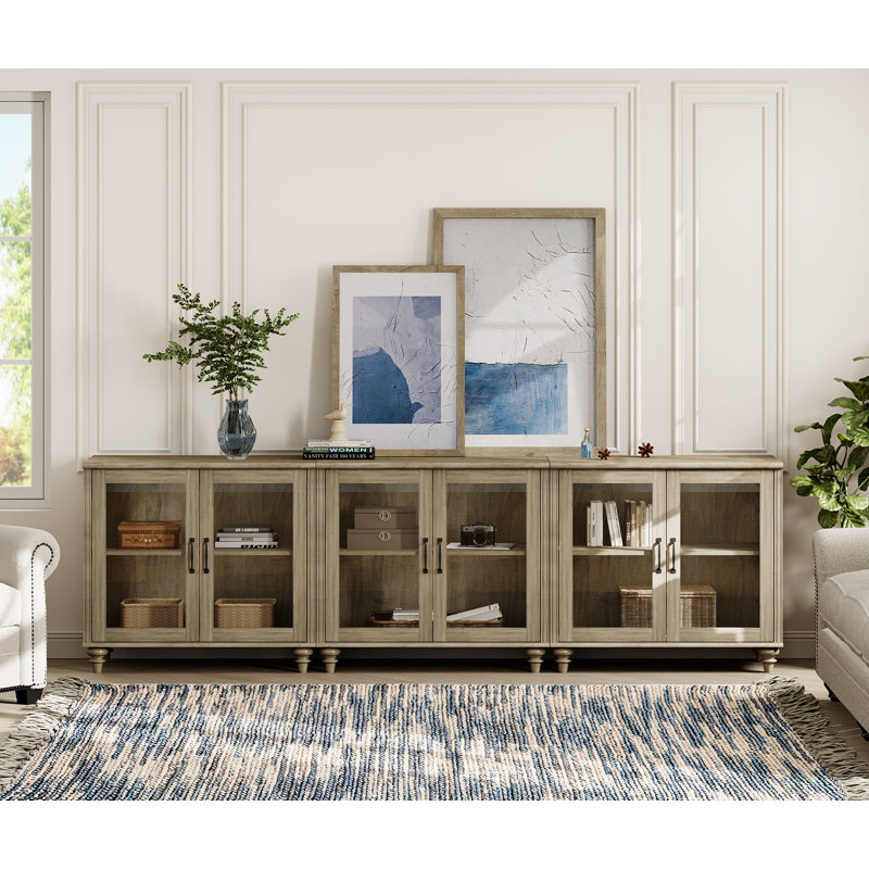 Aurya Accent Cabinet, Wash Gray