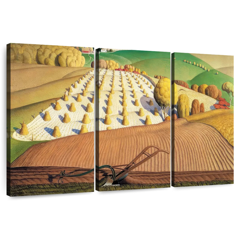 Alvord - Labour d'automne, H 24 po x l 38 po