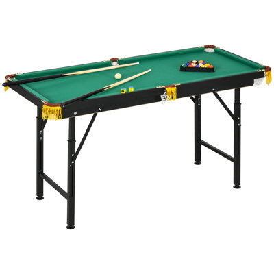 Soozier 4.6' Pool Table with Leg Levelers