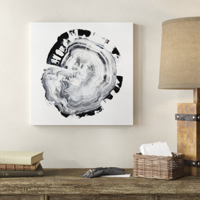 Tree Ring Abstract III by Ethan Harper - Wrapped Canvas Painting