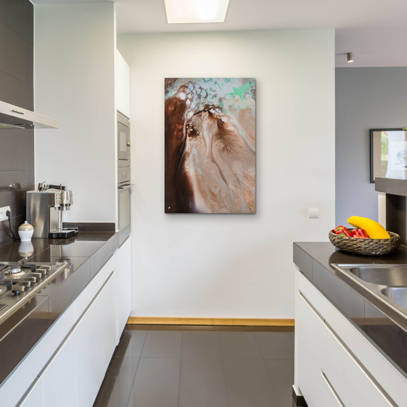  «Rustic Reverie» par Petra Meikle de Vlas, art mural en verre acrylique, 24 po x 36 po, H 36 po x l 24 po