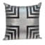 Magnifique coussin décoratif transitionnel gris 20 po x 0,5 po x 20 po-674831602