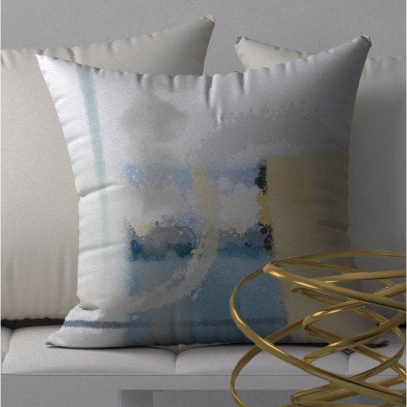 Housse de coussin décorative carrée raffinée raffinée, 20 po X 20 po