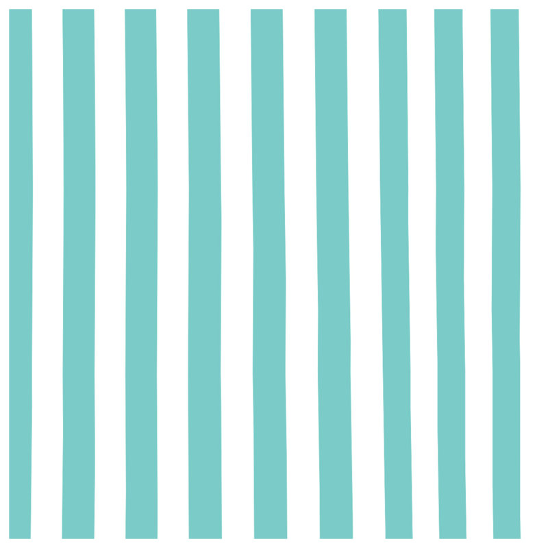 Teal Vertical Stripes Bedding Stripes Bedspread Patterns, Twin
