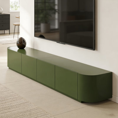 Meuble télé simple en bois avec 4 tiroirs