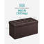 Banc de rangement avec repose-pieds MAZIE Collection