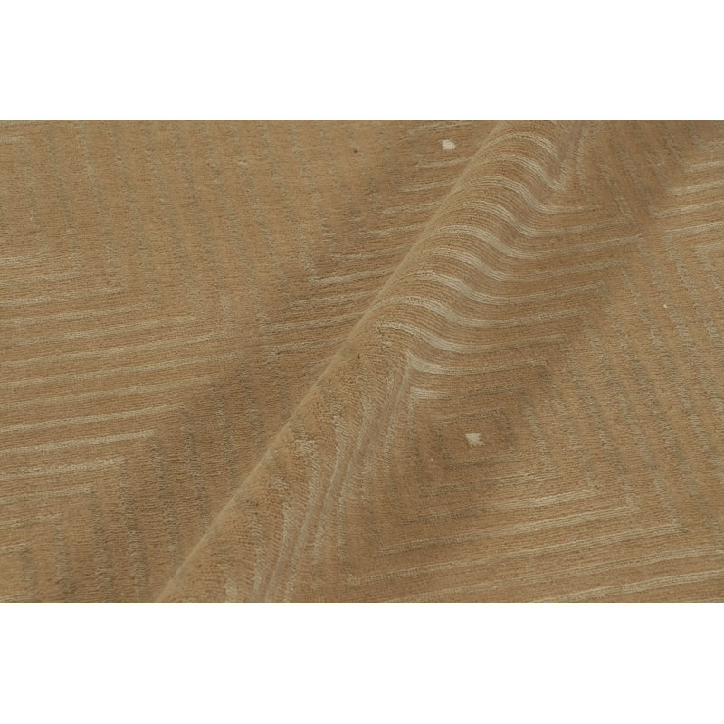 Handmade Silk and Wool Area Rug
