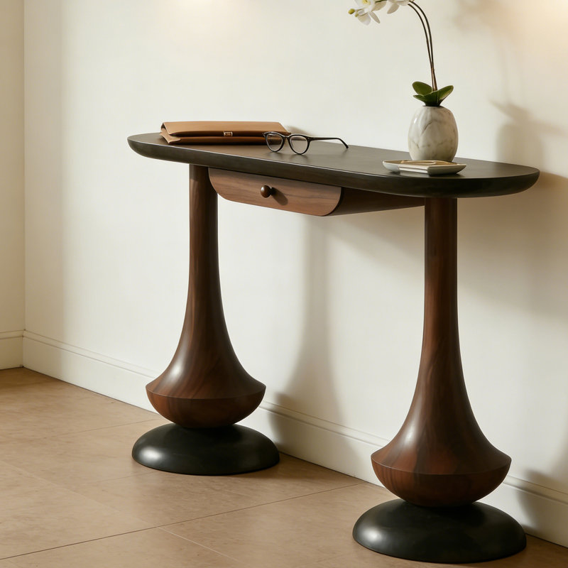 Retro Minimalist Console Table
