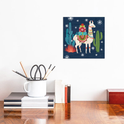 «Lovely Llamas II Christmas» par Mary Urban - reproduction d'art