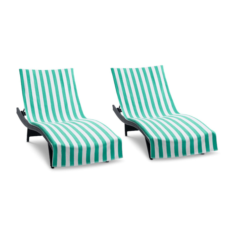 Cabo Cabana Chaise Cover 30x85 (2/Pack), Green