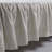 100% Linen Ruffled Bed Skirt，16 Inches Drop, Washed French Linen Dust Ruffle, OEKO-TEX STANDARD 100 Certified-89439665-89439664