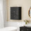 Medicine Cabinet Bathroom Wall Cabinet with Adjustable Shelf, Black