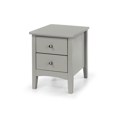 Clio 2 Drawer Bedside Table