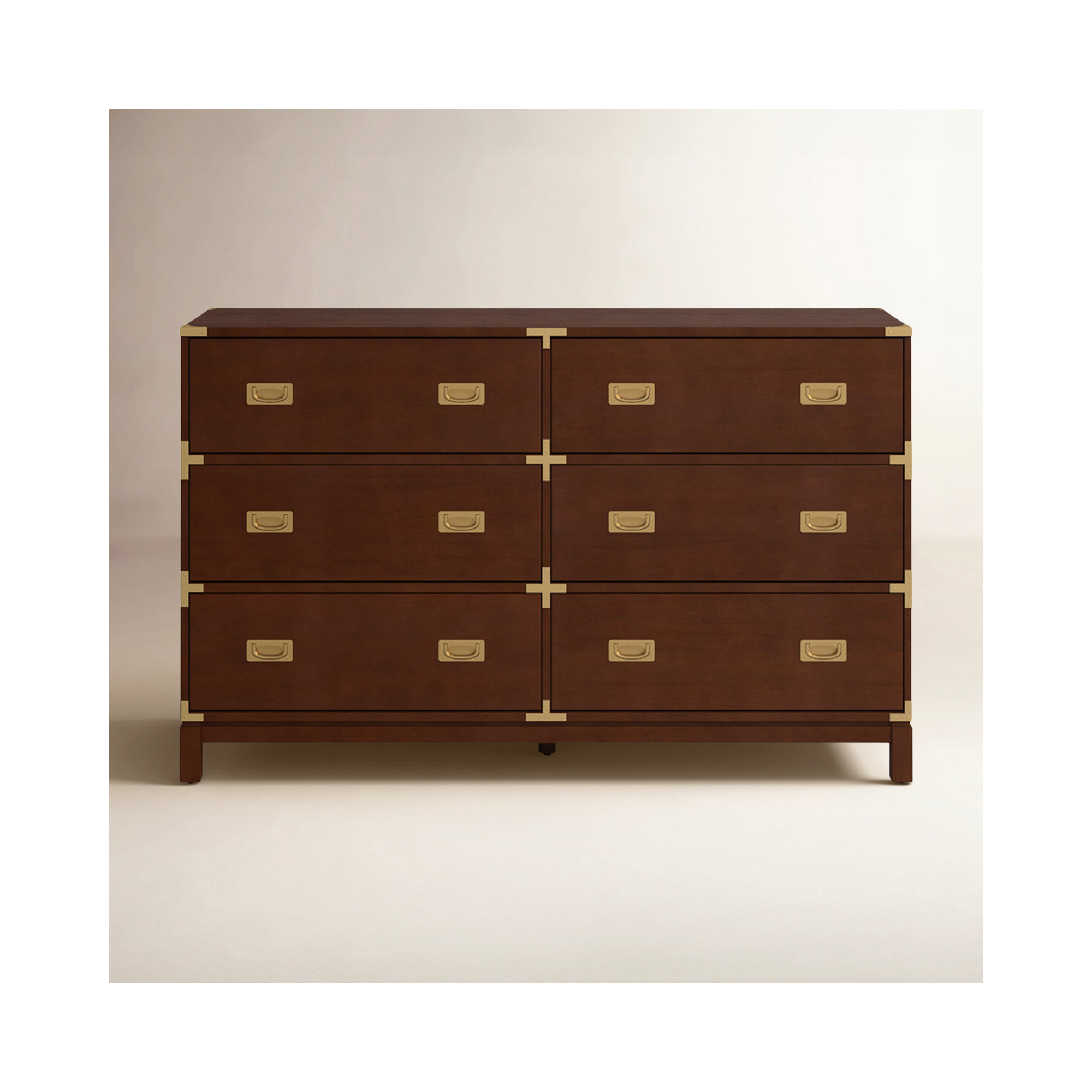 Dania 6-Drawer Dresser, Espresso