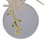 Sagebrook Home 7" Madilynn  Crystal Sphere Metal Bird Statuary