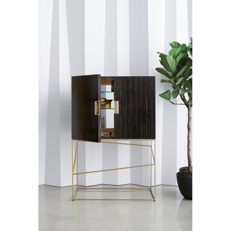 Modern Edge Bar Cabinet