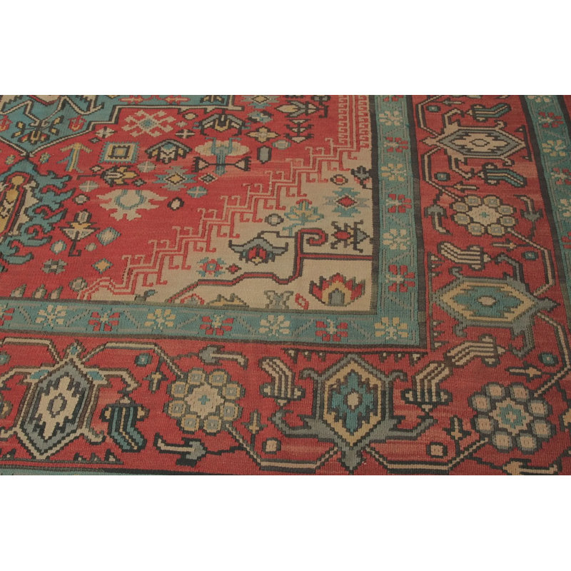 Hand Knotted Wool Floral Area Rug