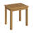 Okemo 19" Weather-Resistant Solid Acacia Wood Outdoor Side Table