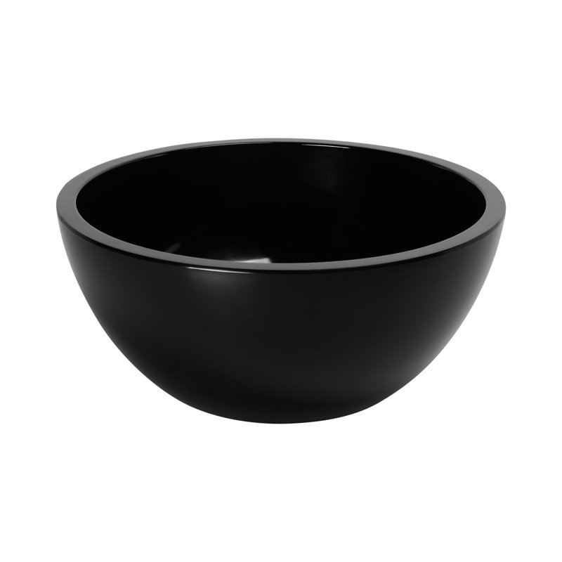Elite Global Solutions Belize Melamine Serving Bowl, Black