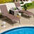 Outdoor Metal Chaise Lounge