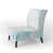 Turquoise/White selected