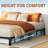 Bed Frame, Heavy Duty Metal Platform Bed Frame with Durable Iron Slat Support and Legs, No Box Spring Required, No Screws Needed, Support Up to 800 Lbs-187727490-182429260