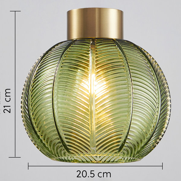 21cm H Glass Sphere Pendant Shade ( Clip On )