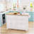 Solid Wood Top Kitchen Island Set-97851646