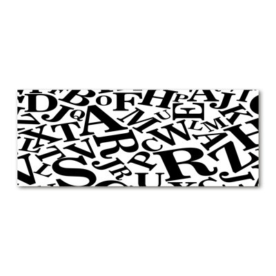 Alphabet 1 Piece Wall Art on Canvas