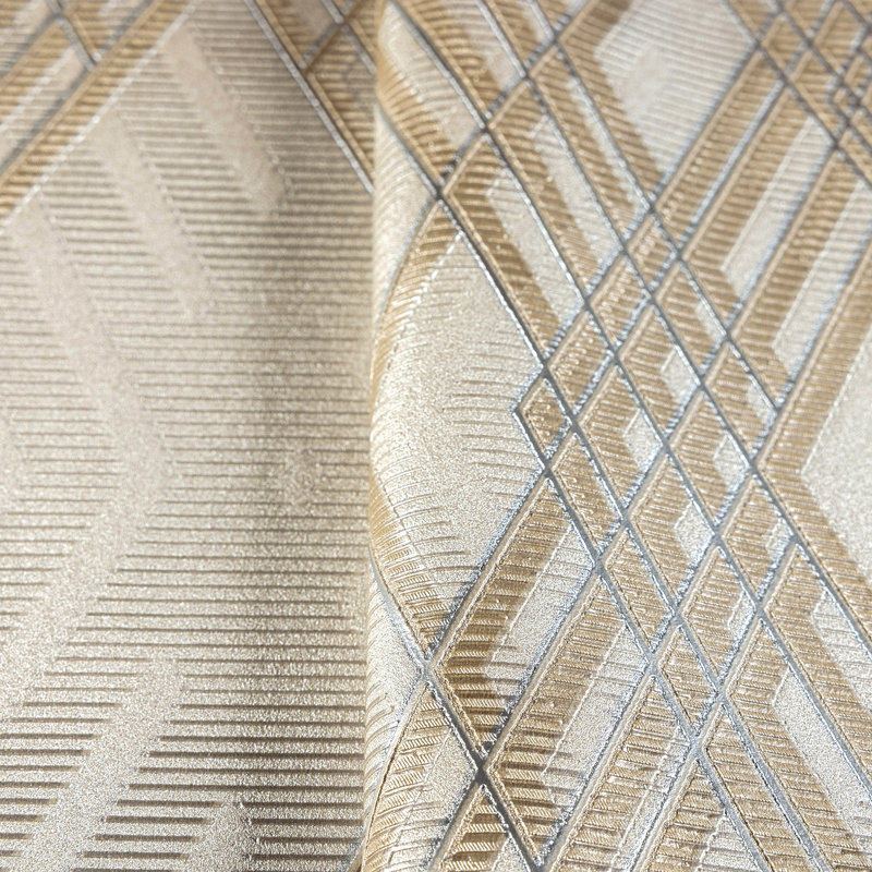 Rouleau Haania Argyle, Beige / brun