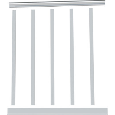 Deluxe Shaker PVC Wall Paneling in White