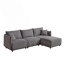 Canapé de style combiné, canapé minimaliste moderne avec coussins, canapé confortable