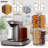 Storage Carousel for Capsules Holds up to 48  Pods - 360-Degree Rotation - Bartesian Pod Holder