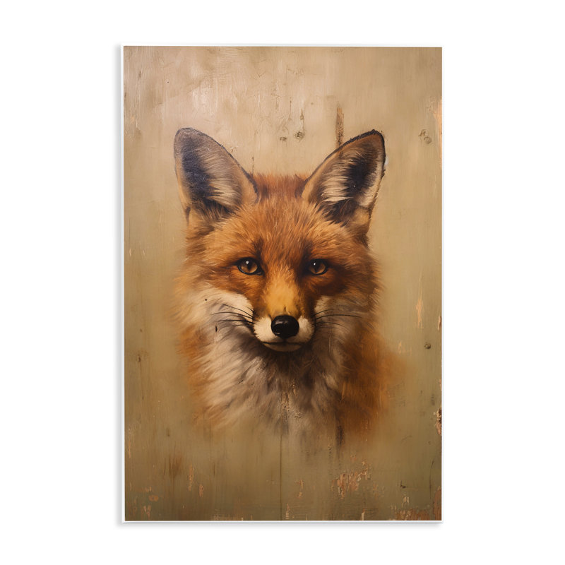 «Woodland Fox Face» par Petal Prints Design, H 15 po x l 10 po
