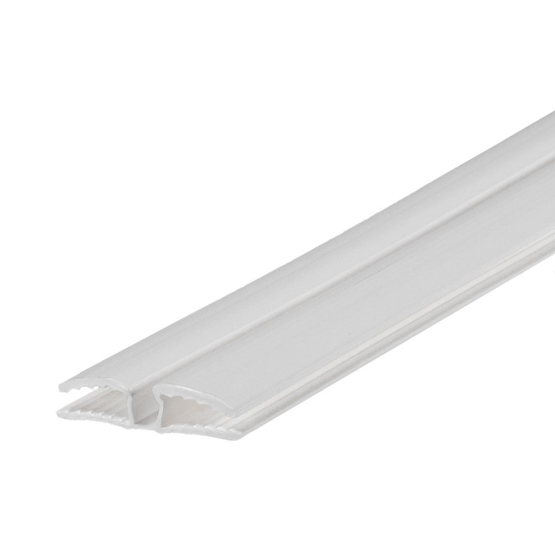 Charnière de panneau en polypropylène noir de 3/16 po Outwater - longueurs de 72 po - paquet de 10 - bande de charnière flexible durable pour panneaux, armoires et présentoirs