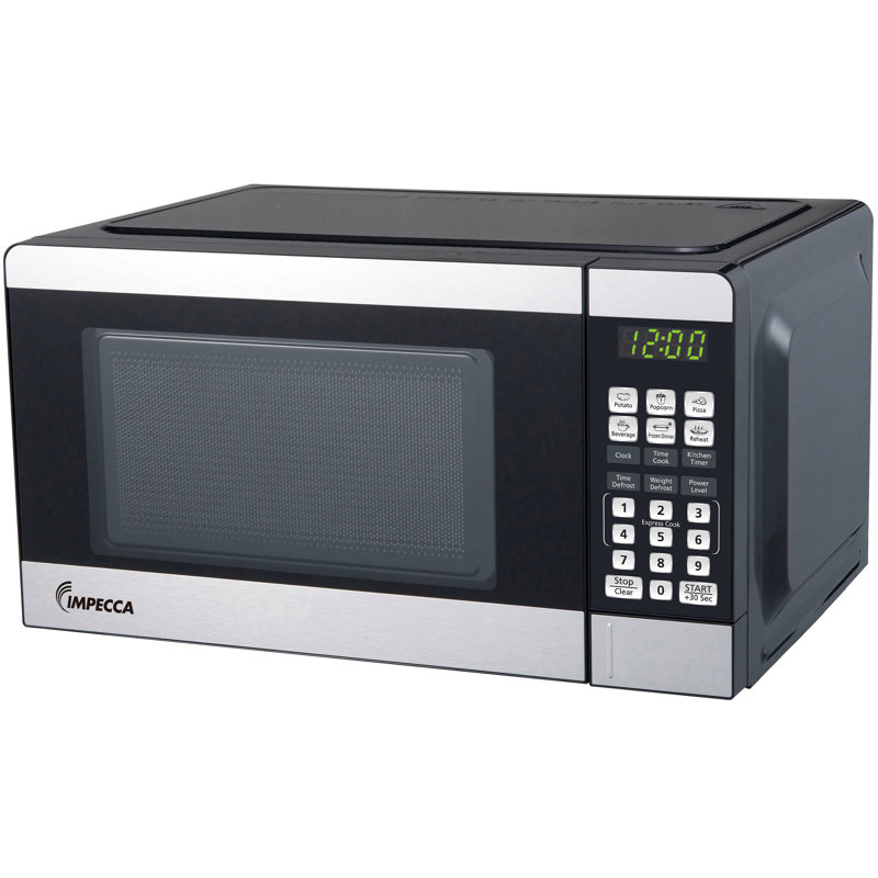 Impecca USA 0.7 Cubic Feet 700 Watt Countertop Microwave
