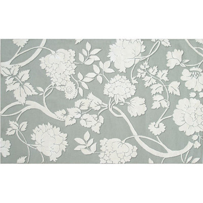 Wool Floral Indoor Rug