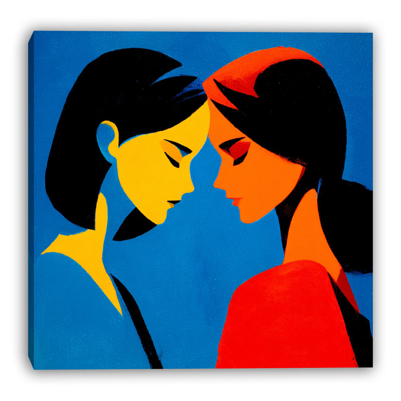 Art intime sur toile tendue, L 40 po x H 40 po x P 1,5 po