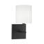Applique murale 1 lumière Savoy House Waverly en noir mat-1483154115