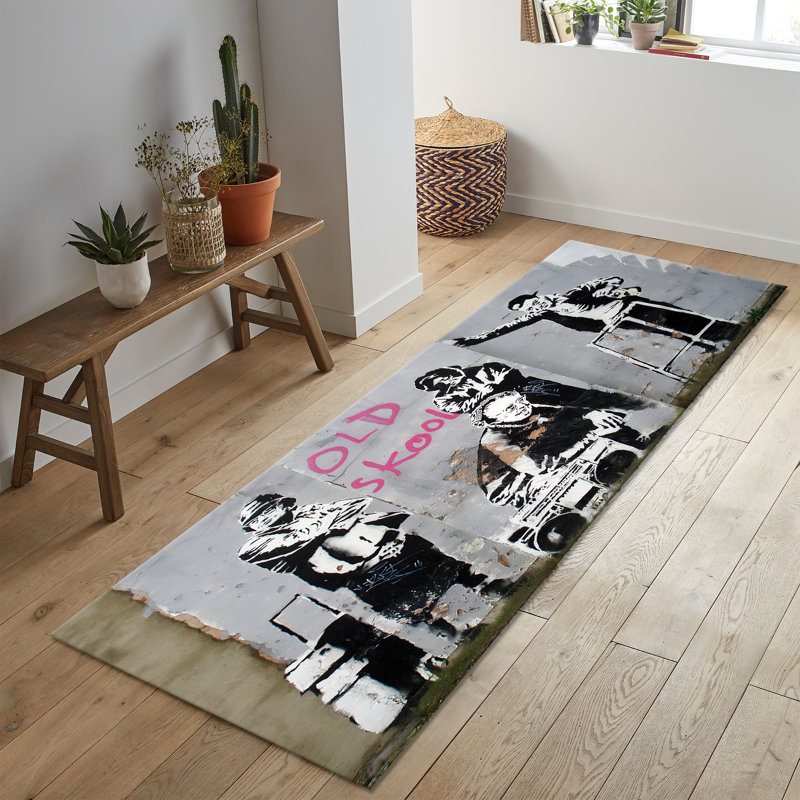 Soft Pile Printed Rug with Intricate Floral Design Ideal for Enhancing the Aesthetics of Any Living Space, Runner 2'8" x 9'2"