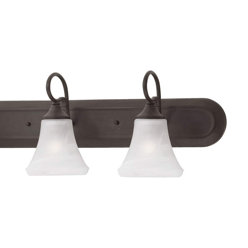 Elipse 24'' Wide 3-Light Vanity Light - Brushed Nickel, 9.5" H x 24" W x 8" D, Brushed Nickel