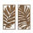 Deaken Two-tone 2-piece Wood Panel Wall Decor Set (Set of 2)