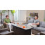 Ensemble de conversation d'extérieur modulaire réversible pour 7 personnes Wahkon, ensemble de conversation de patio en osier avec table basse éclairée, ensemble de chaises pivotantes toutes saisons avec coussins-1470686775-1472468095