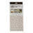 BLACK ABSTRACT LEAF PRINT FRIDGE LINER SET/6-66303740