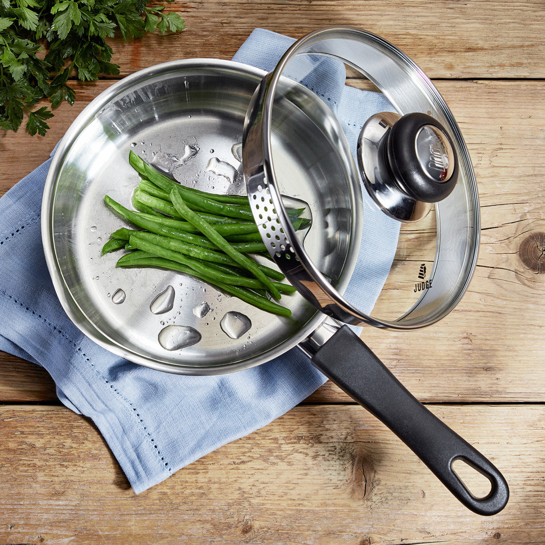 Judge Vista Non-Stick Saucepan with Glass Draining Lid