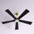 Bascio 5 - Blade LED Standard Ceiling Fan with Remote Control and Light Kit Included-281262663-281262662-277258633